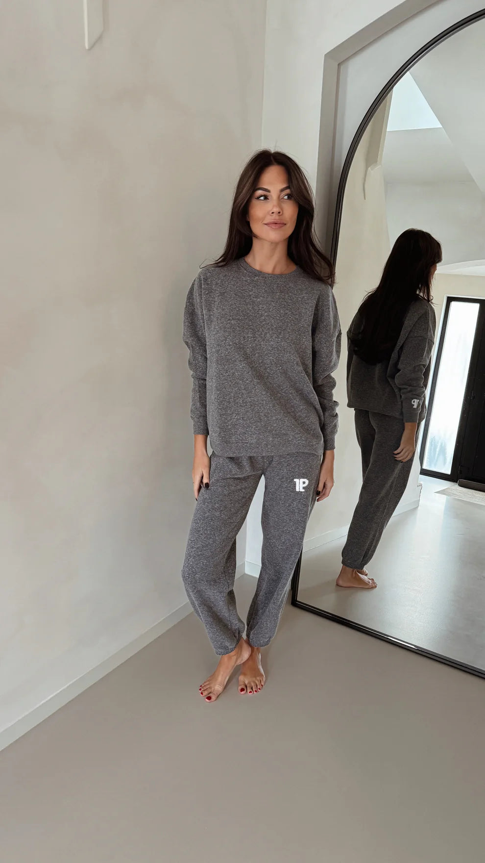 Basic Sweater Dark Grey Melee