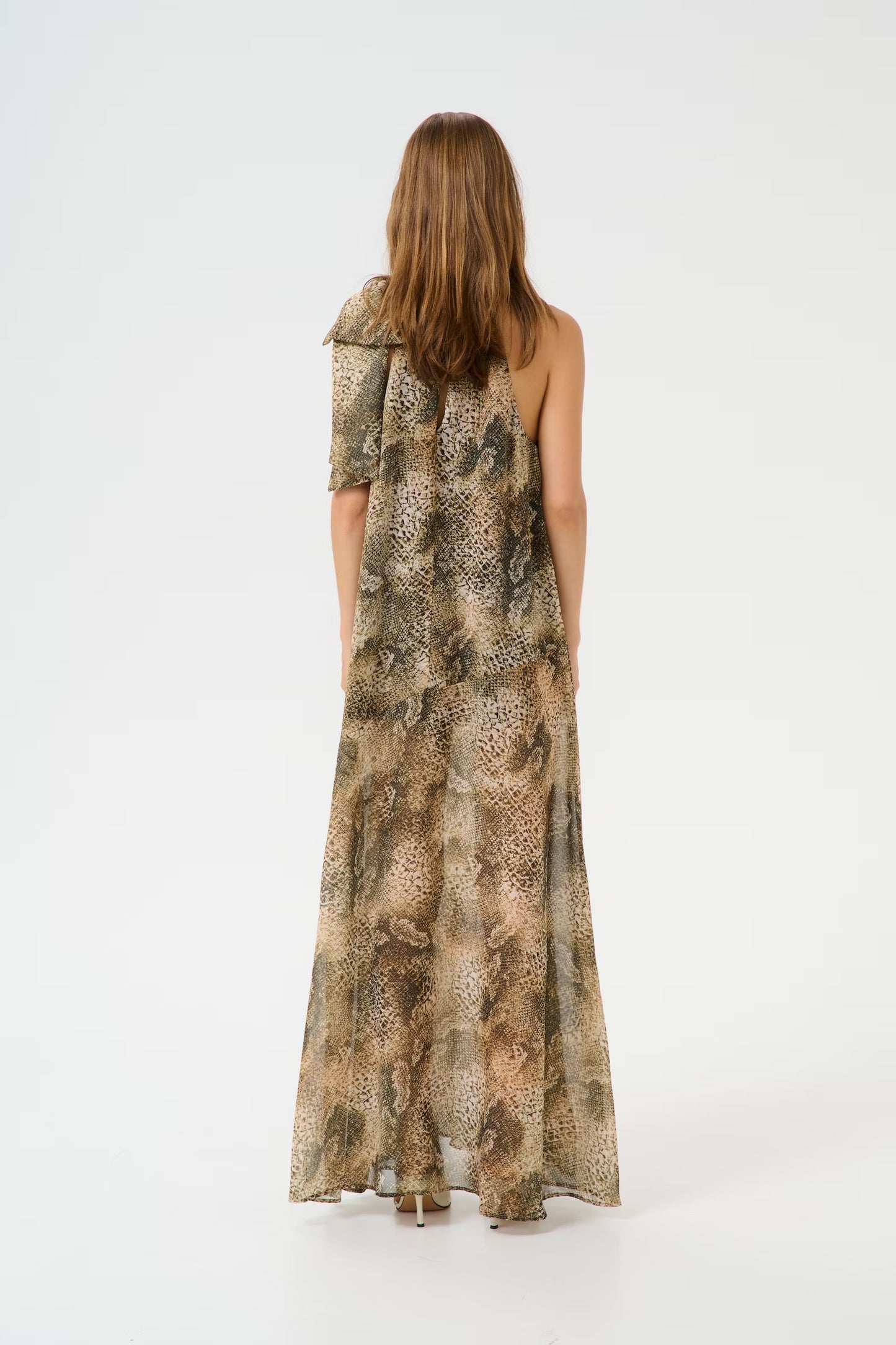 GZsanka P maxi dress Golden snake