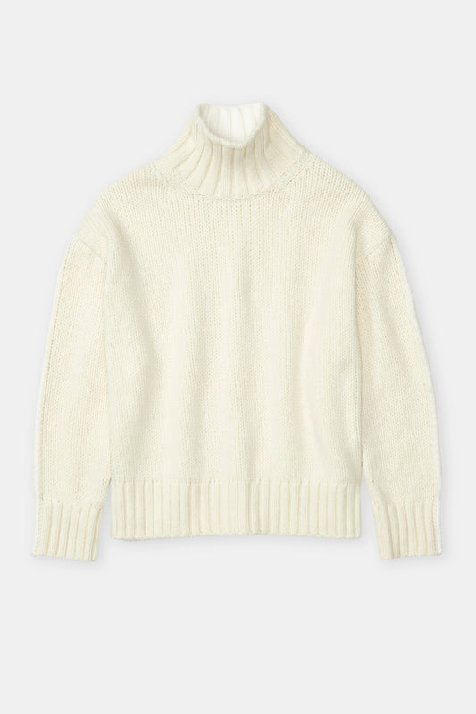 C96207 - Rollneck knit Ivory