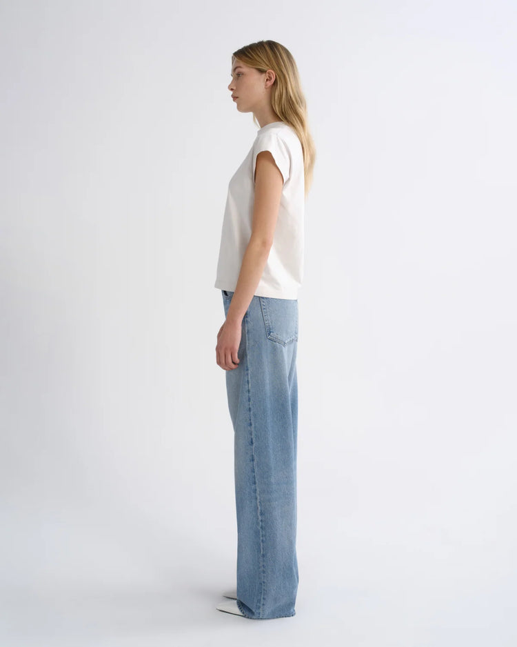 Vintage Loose mid blue worn