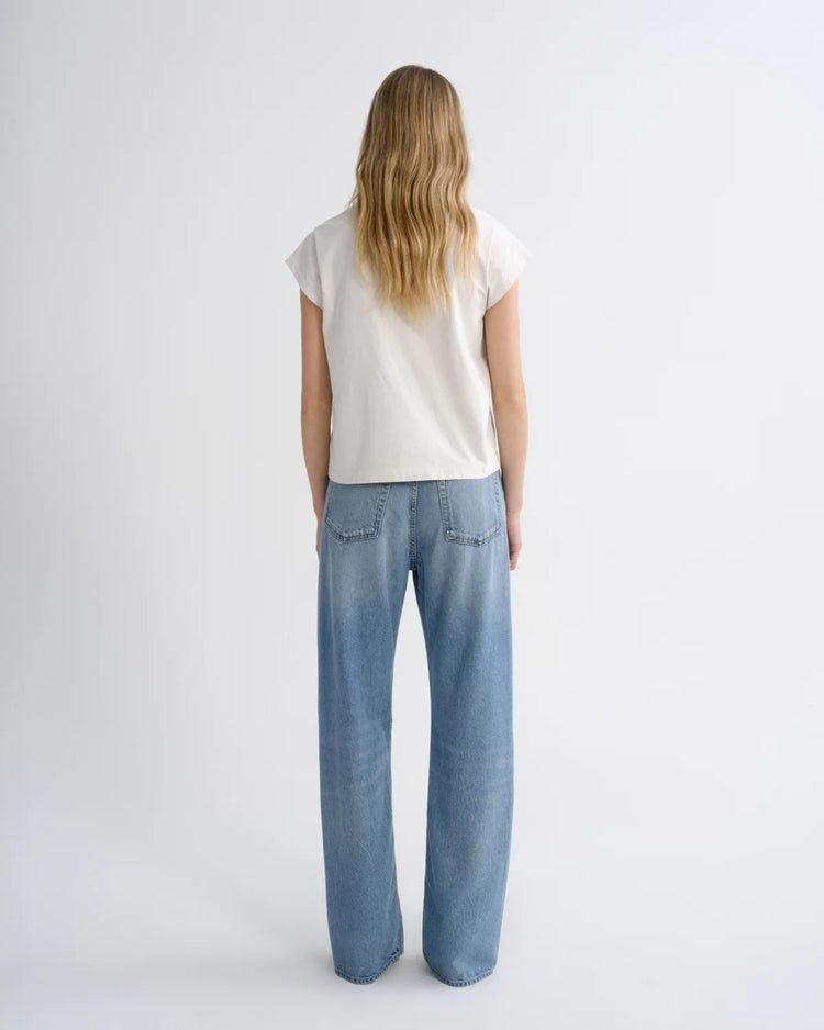 Vintage Loose mid blue worn