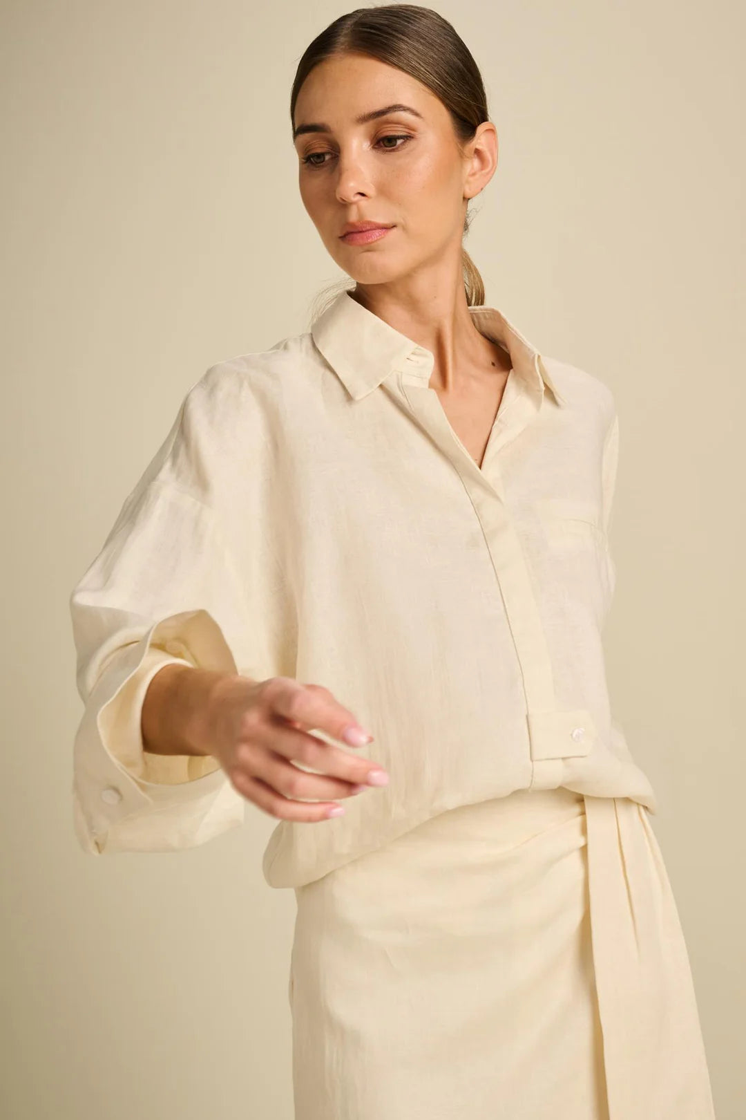 Aura blouse Ivory