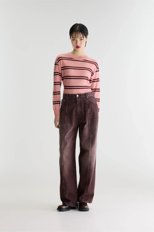 Perl Jeans Used Burgundy