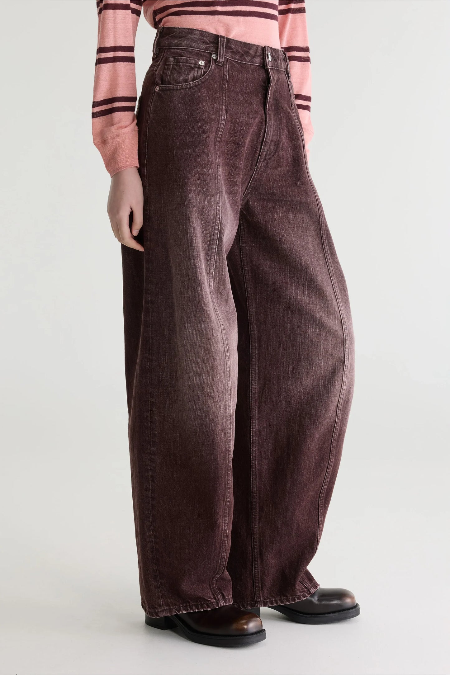 Perl Jeans Used Burgundy