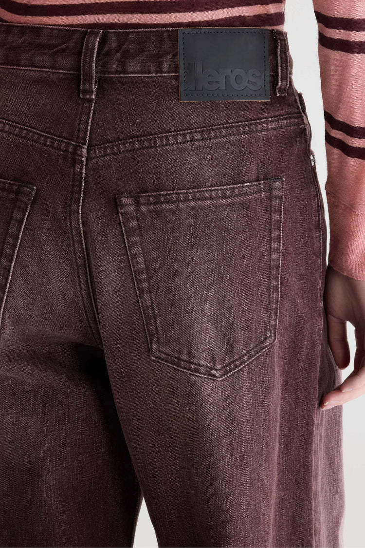 Perl Jeans Used Burgundy
