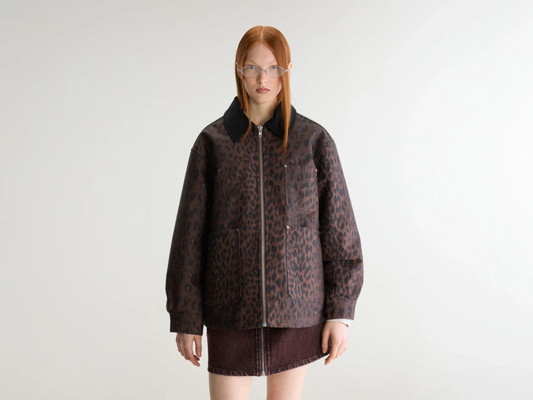 Jaimee Jacket Brown/burgundy