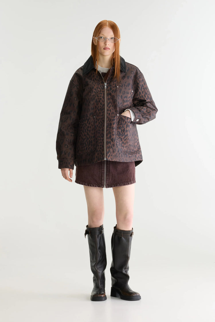 Jaimee Jacket Brown/burgundy