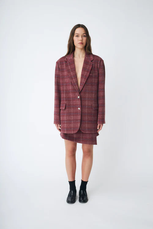 Bosscras blazer Cherry check