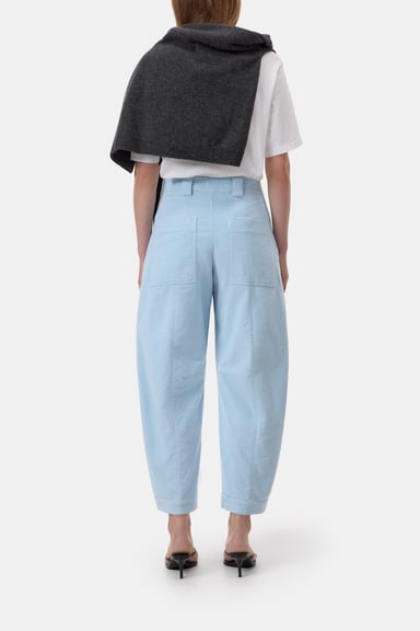 Rhannon velour Light blue