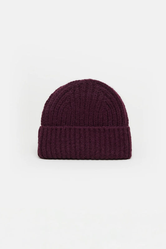 Knitted hat Bordeaux