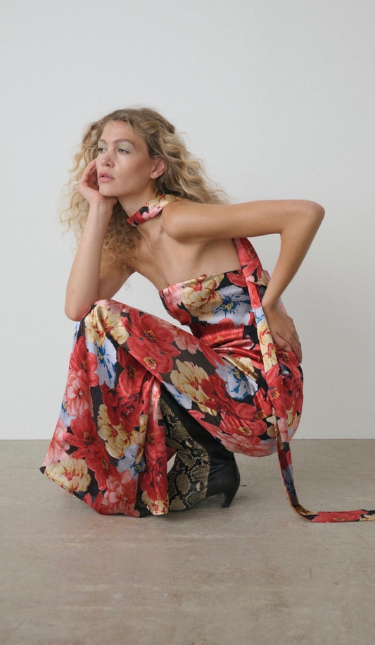 GZ sigrida Silk dress multicolor