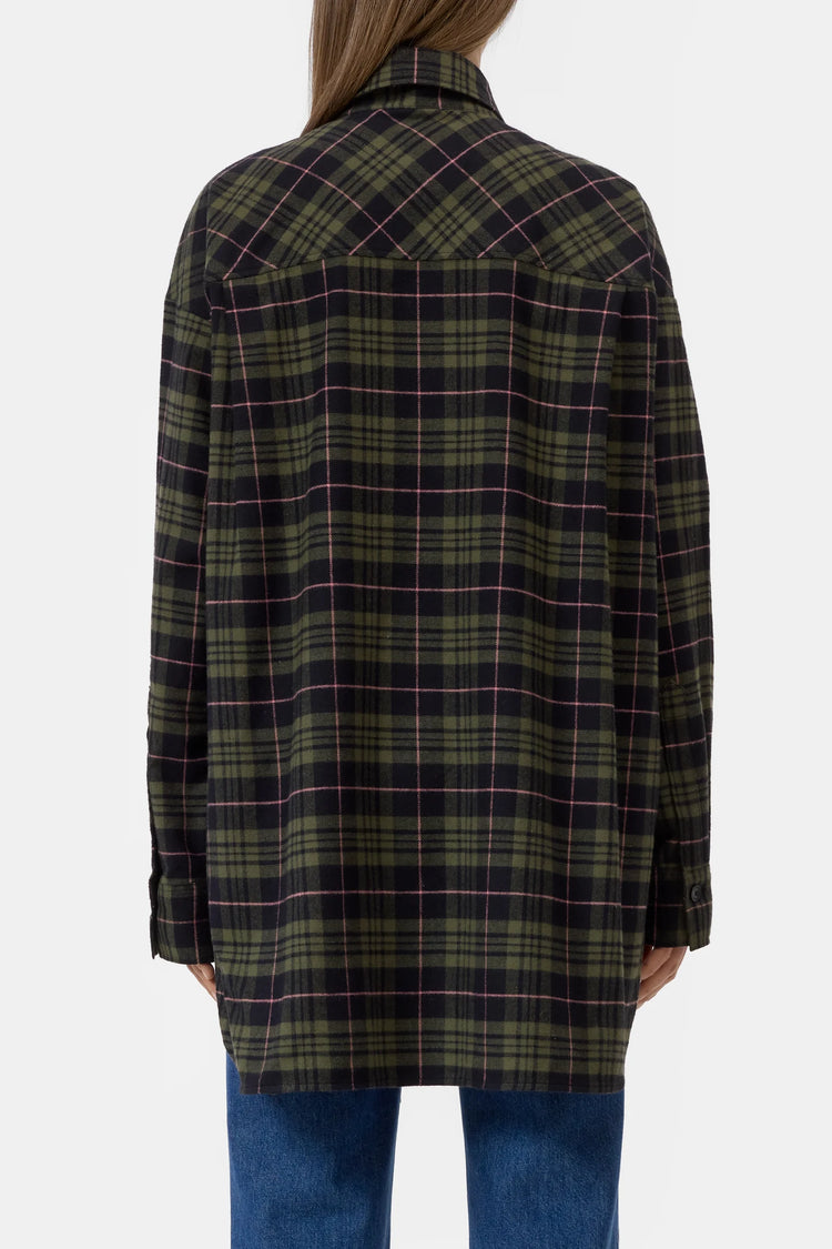 Overshirt blouse Green