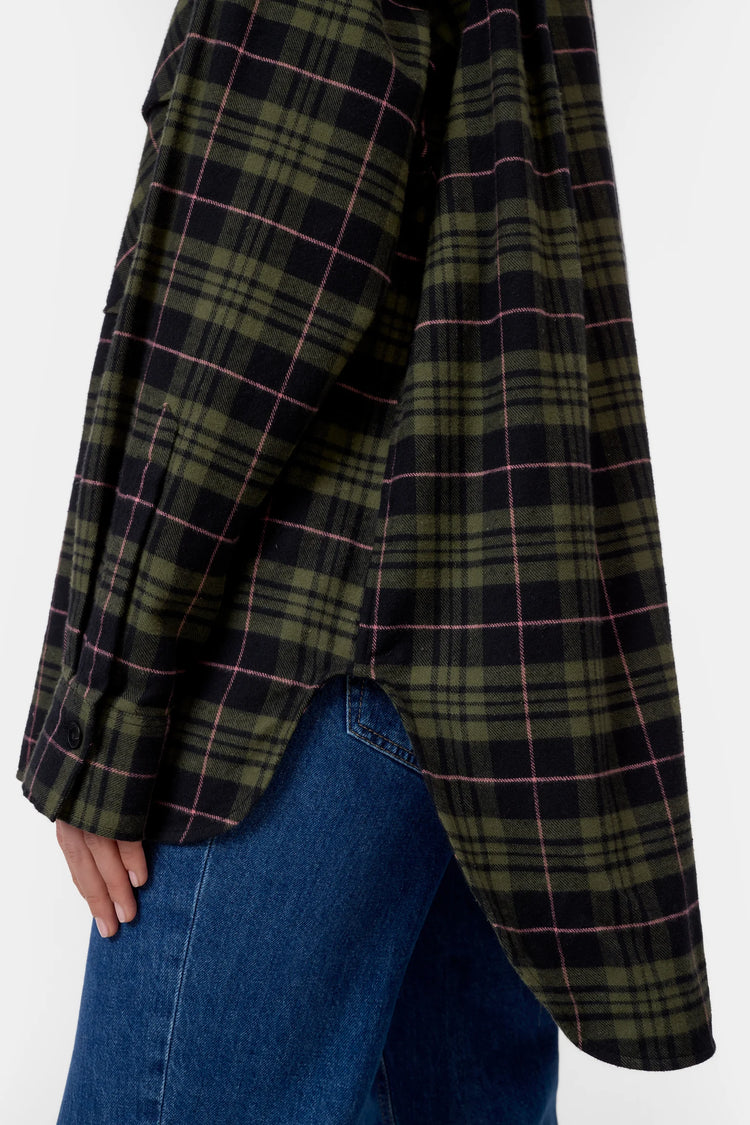Overshirt blouse Green