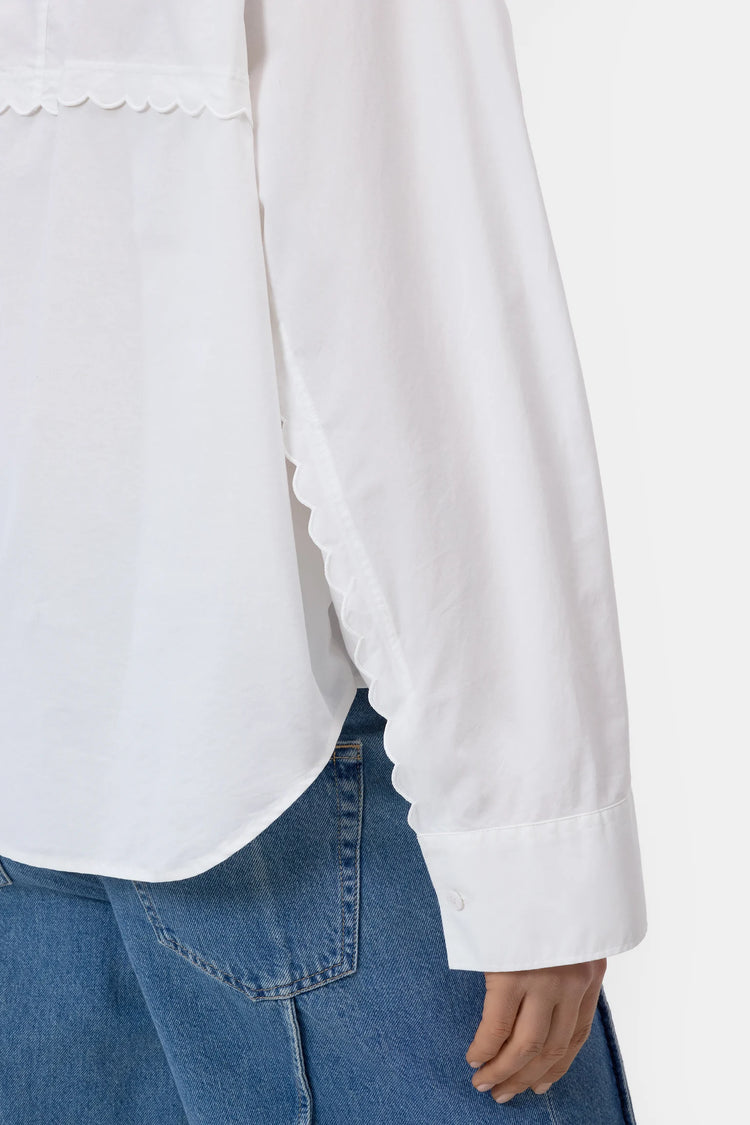 Embroidered Shirt White