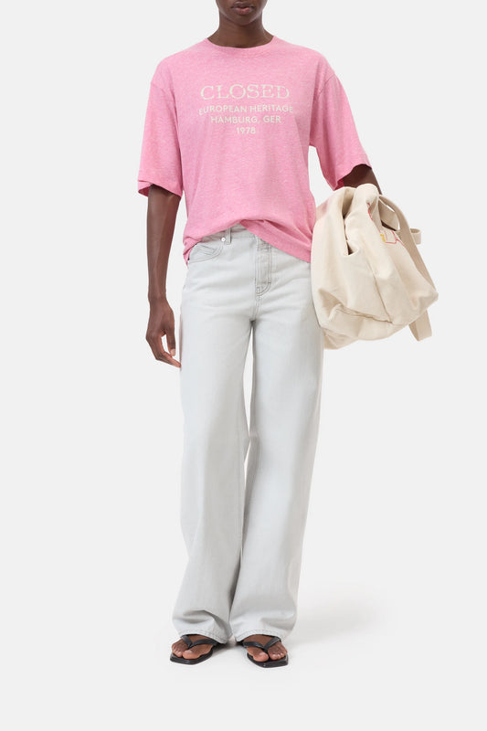Relaxed T-shirt C95203 Pink