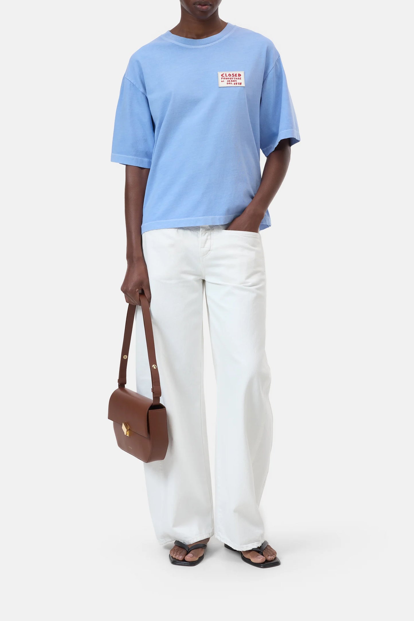 C95222 Relaxed t-shirt Jeans Blue