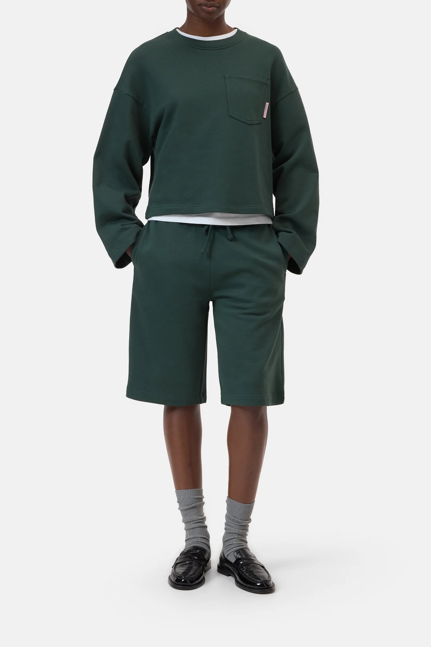 C95297 Longsleeve sweat Green