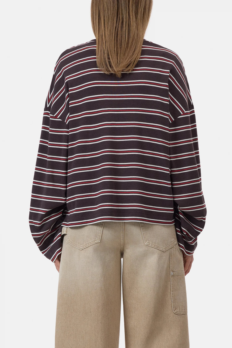 C95375 Tee brown with red