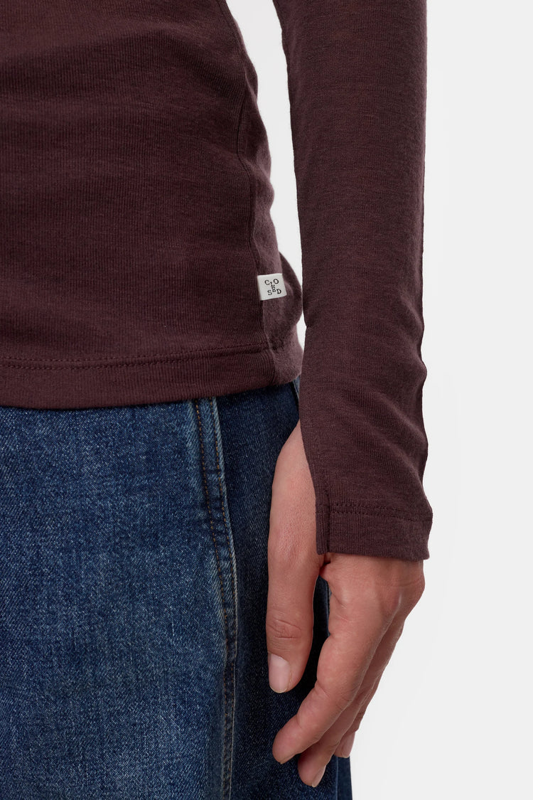 C95472 Longsleeve tee Brown