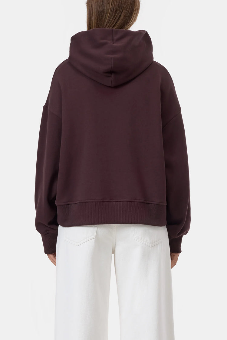 C95752 Bow Tie Hoodie Brown