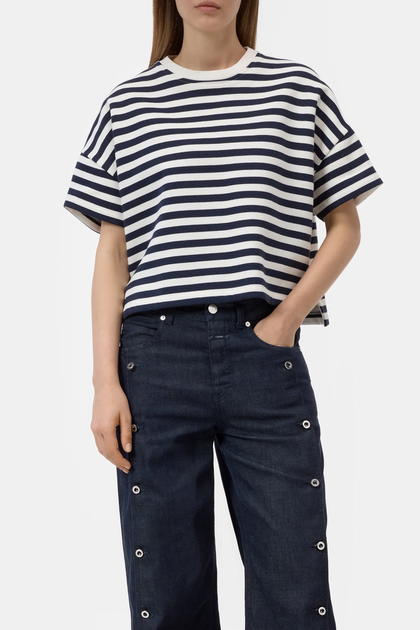 Cropped Sweatshirt Dark Night