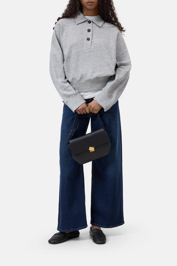 C95963 Polo sweater Light grey