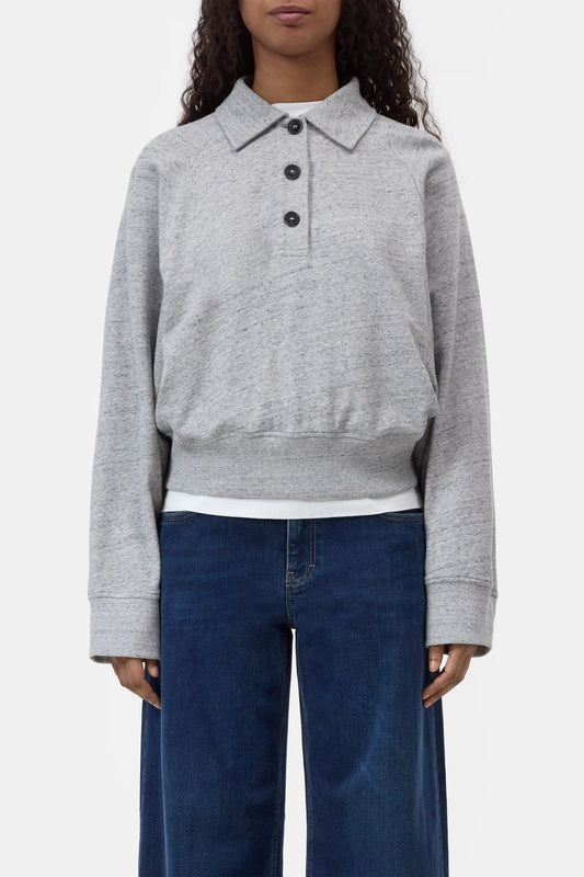 C95963 Polo sweater Light grey