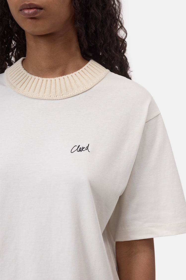 Relaxed T-shirt Whipped cream