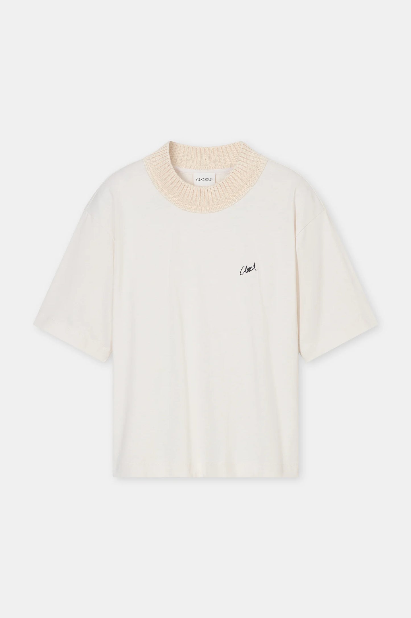 Relaxed T-shirt Whipped cream