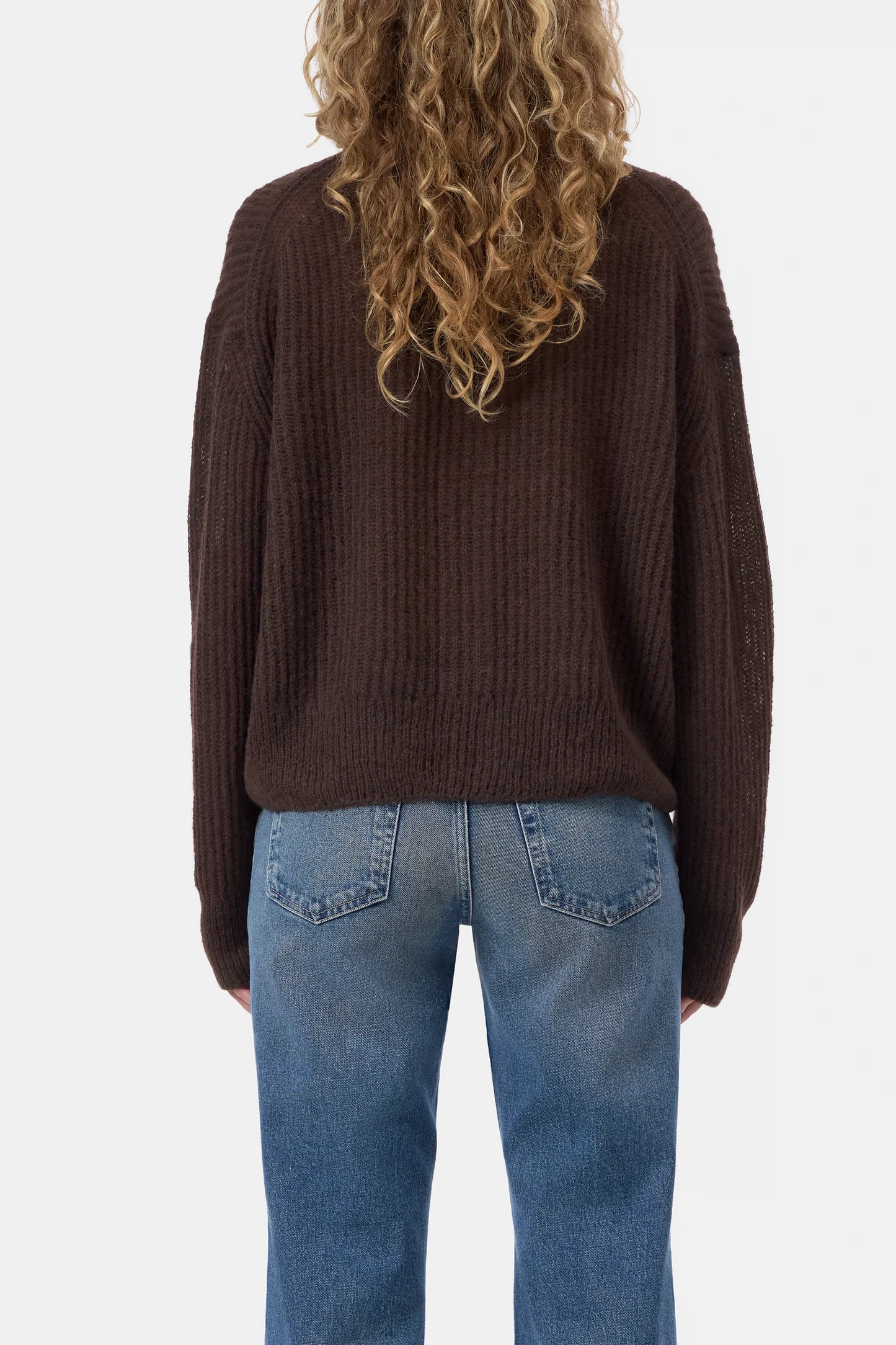V Cardigan Brown