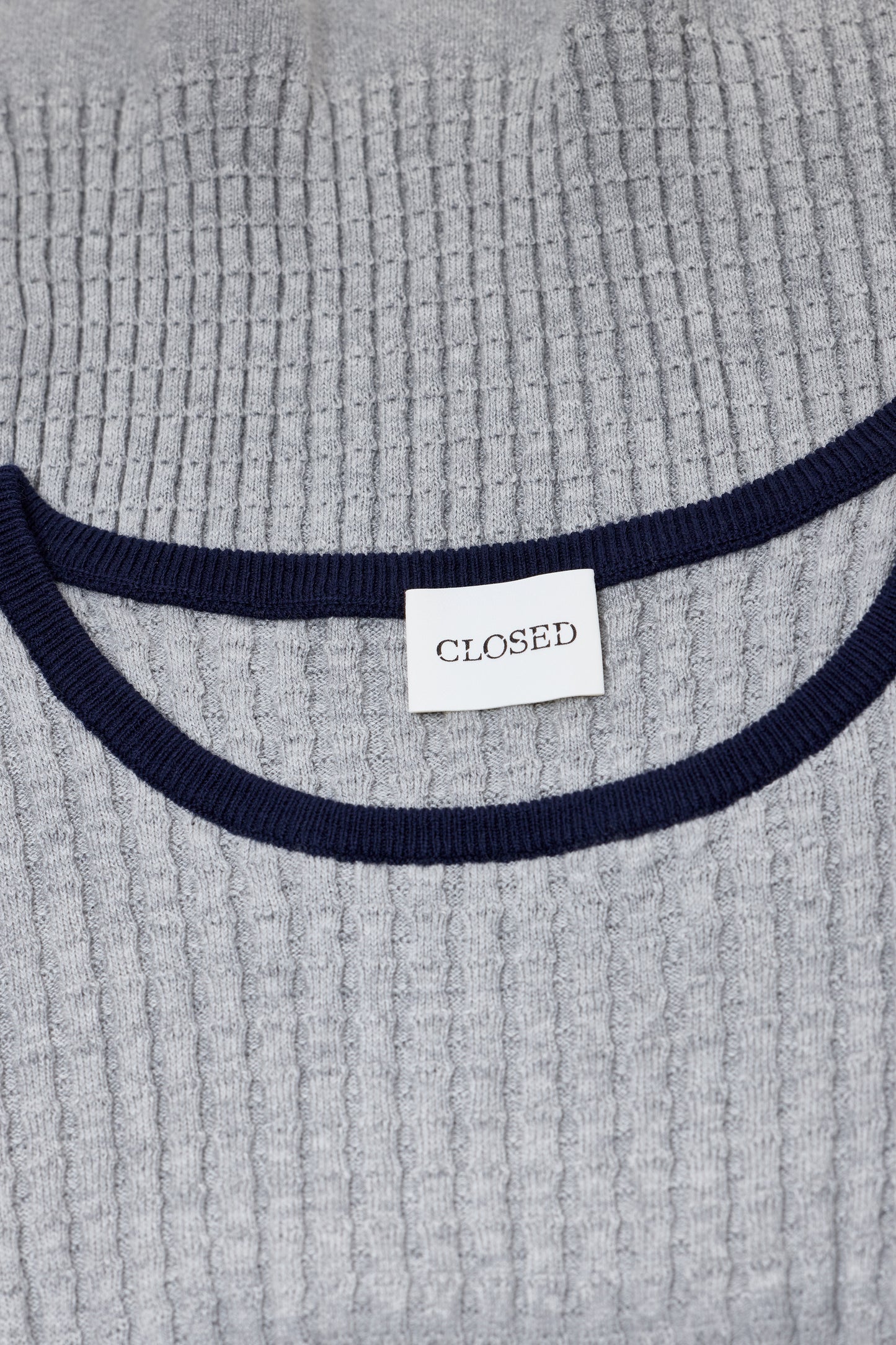 Crew neck short sleeve Light Grey Melange