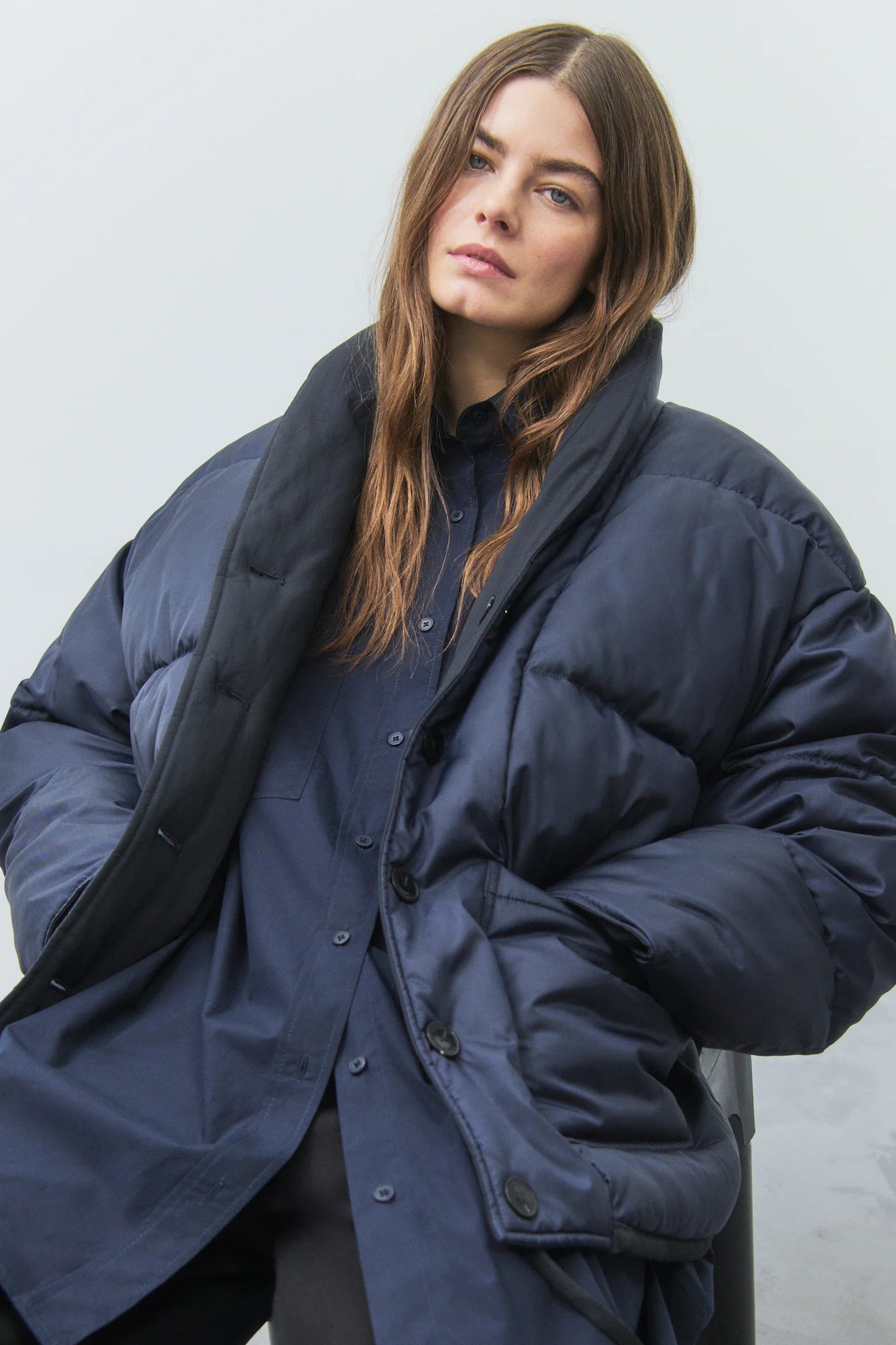 C97740 Reversible jacket Blue/black