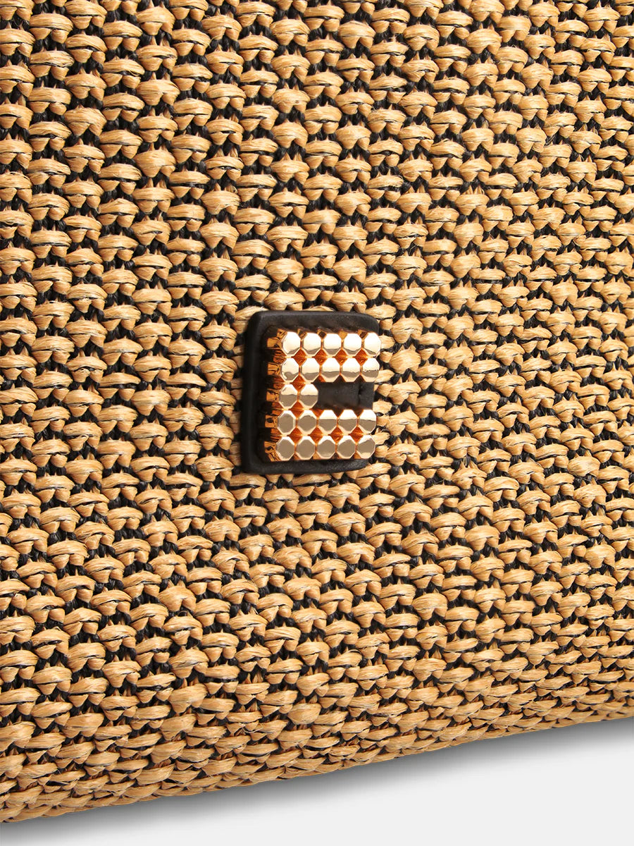 Carry Natural Raffia Natural/Black