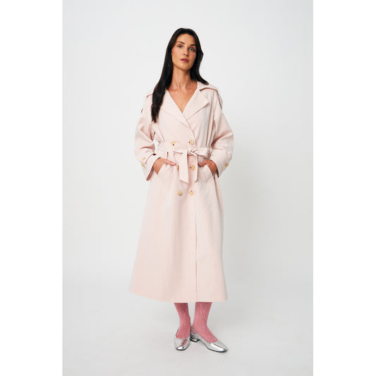 Spriicras trench coat lichtroze