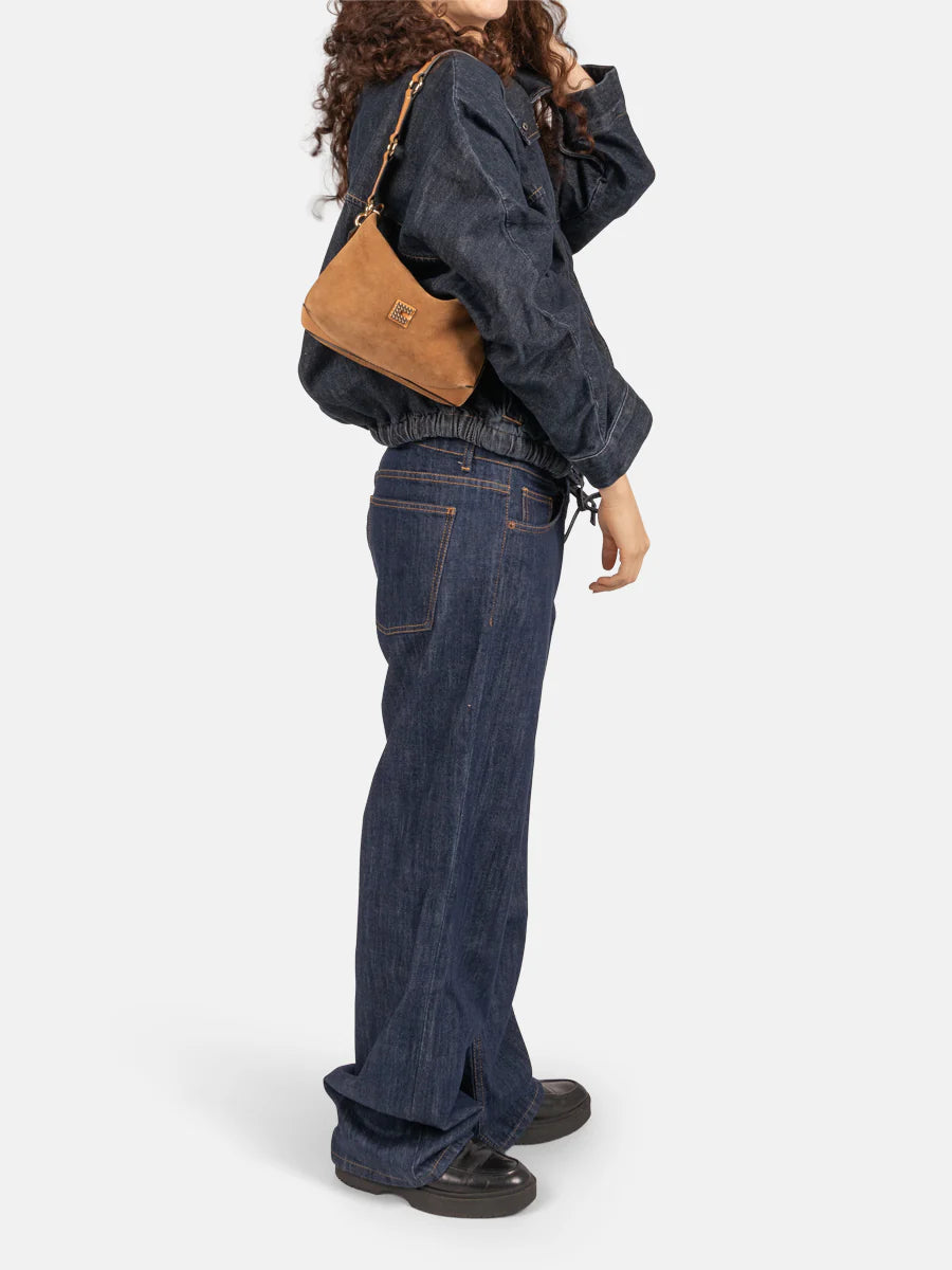 Charly Mini Suede Camel