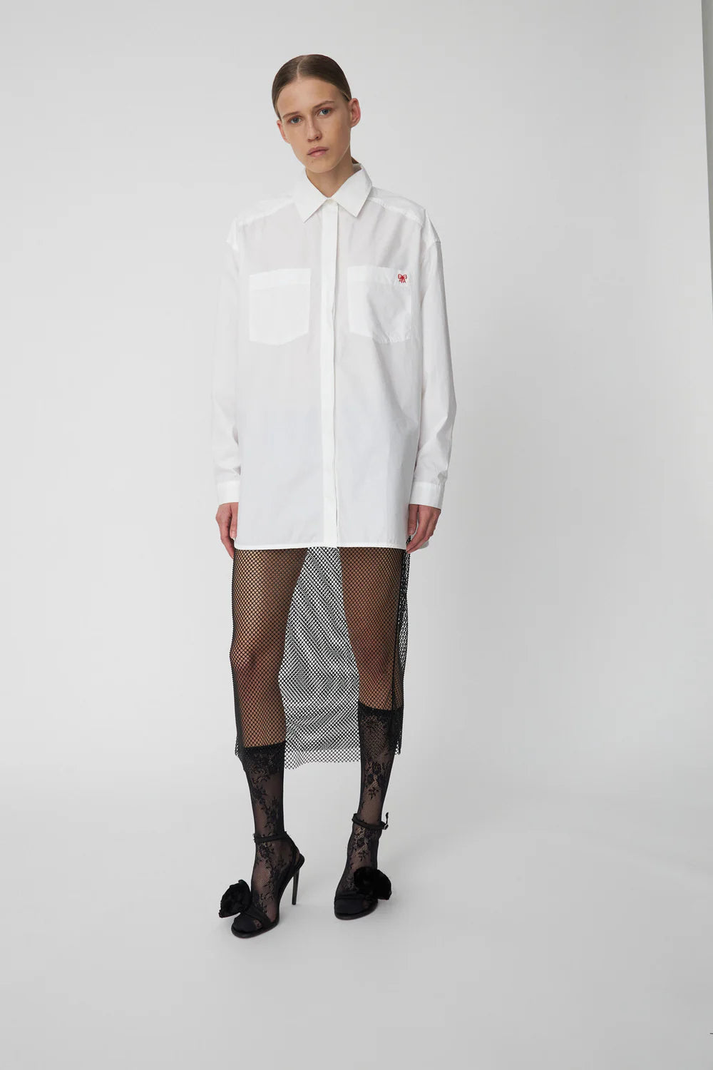 Cotton Poplin Shirt White