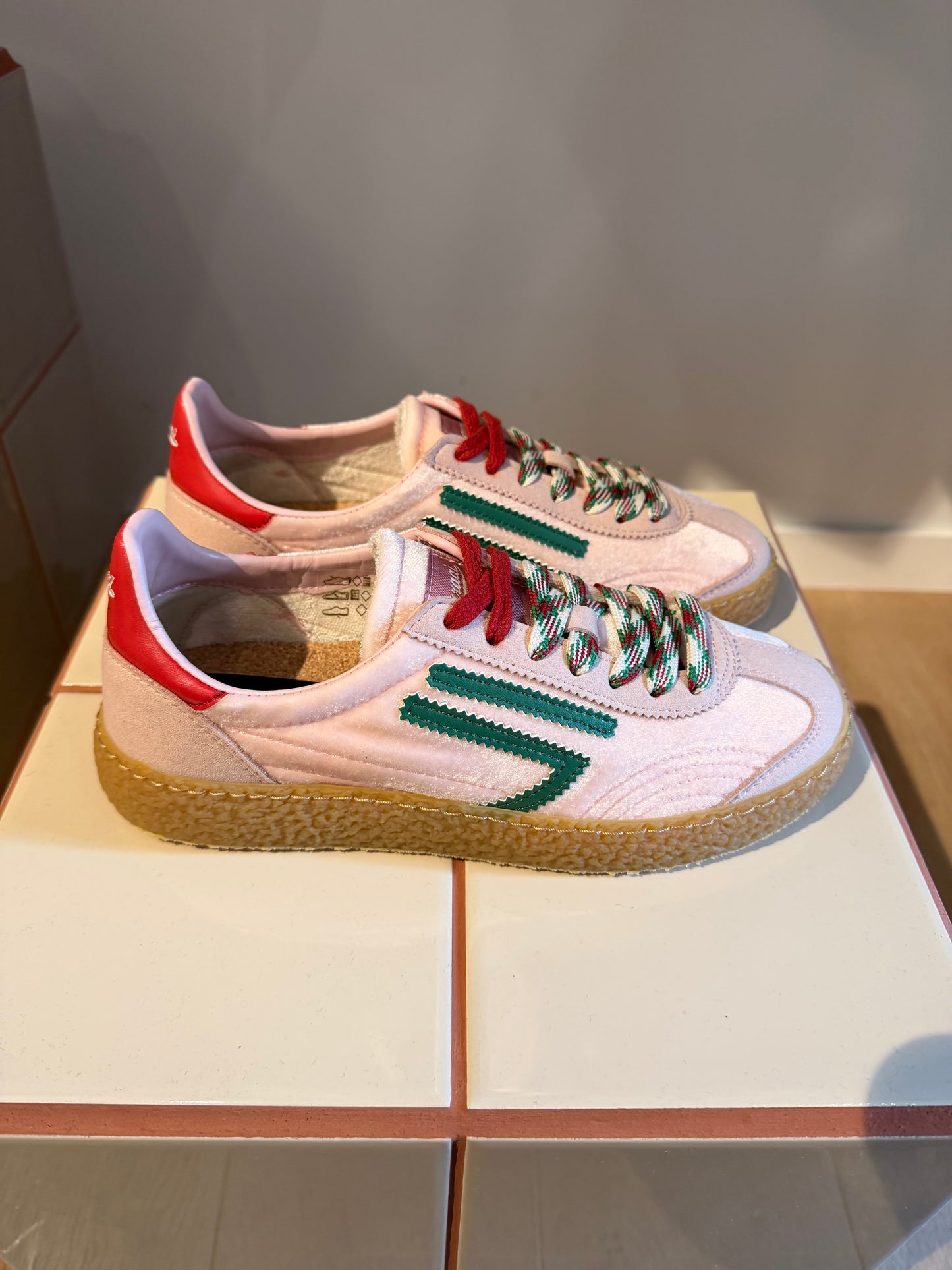 conch shell Roze fluweel