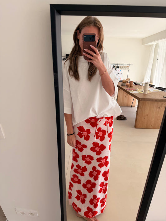 Aljavir Skirt terry Velour Flower Terry