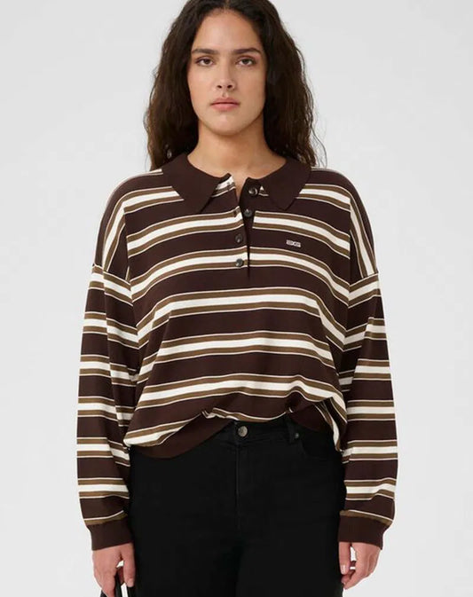 GZ paige polo pullover Brown