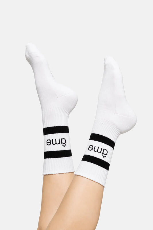 Diego Socks White