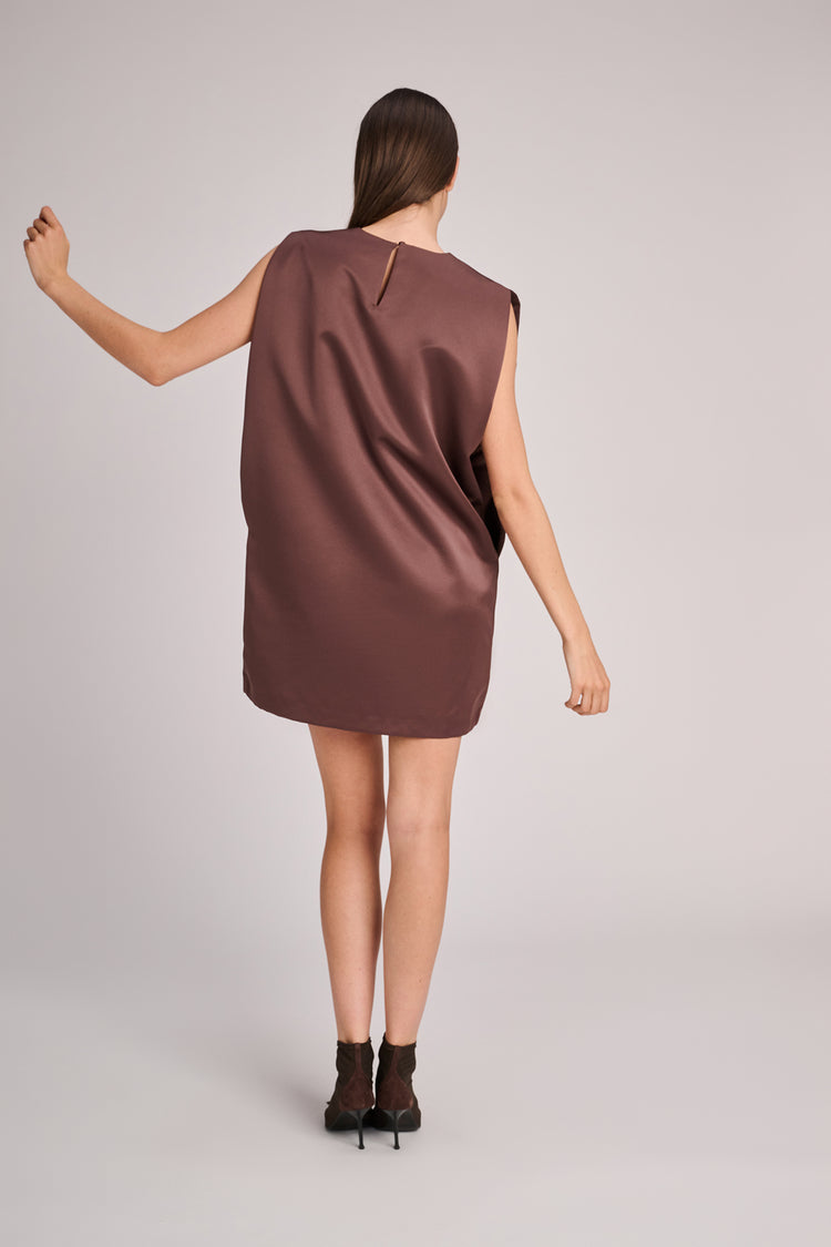 Melbourne Dress Vison Satin