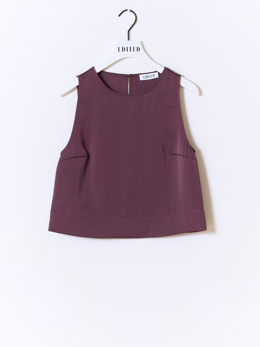 Philippe Top Brown/Burgundy