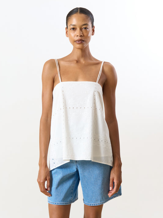 Reese top Optic white