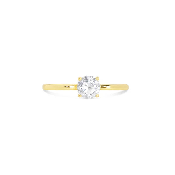 Gaya solitaire ring Gold