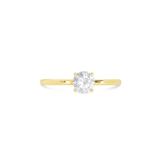 Gaya solitaire ring Gold