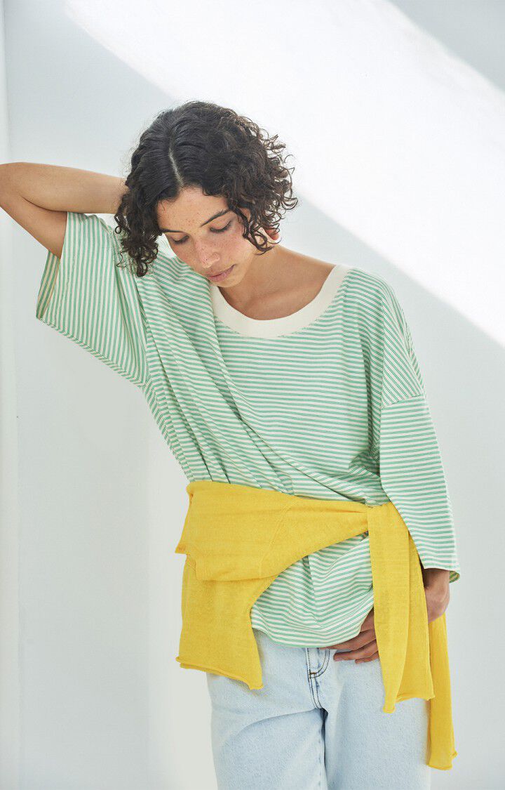 GIX02 Tee Green stripes