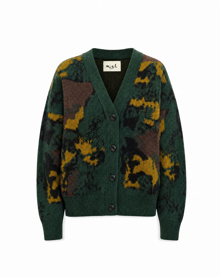 Bug Cardigan Kaki Camouflage