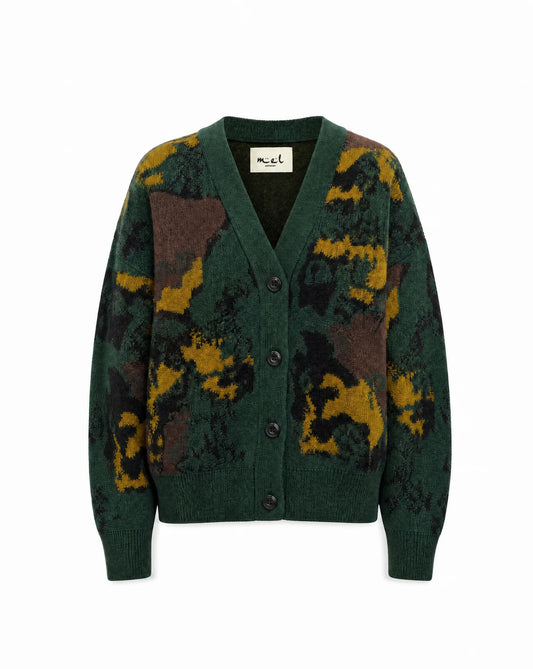 Bug Cardigan Kaki Camouflage