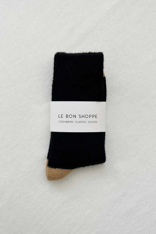 Classic Cashmere Socks Black