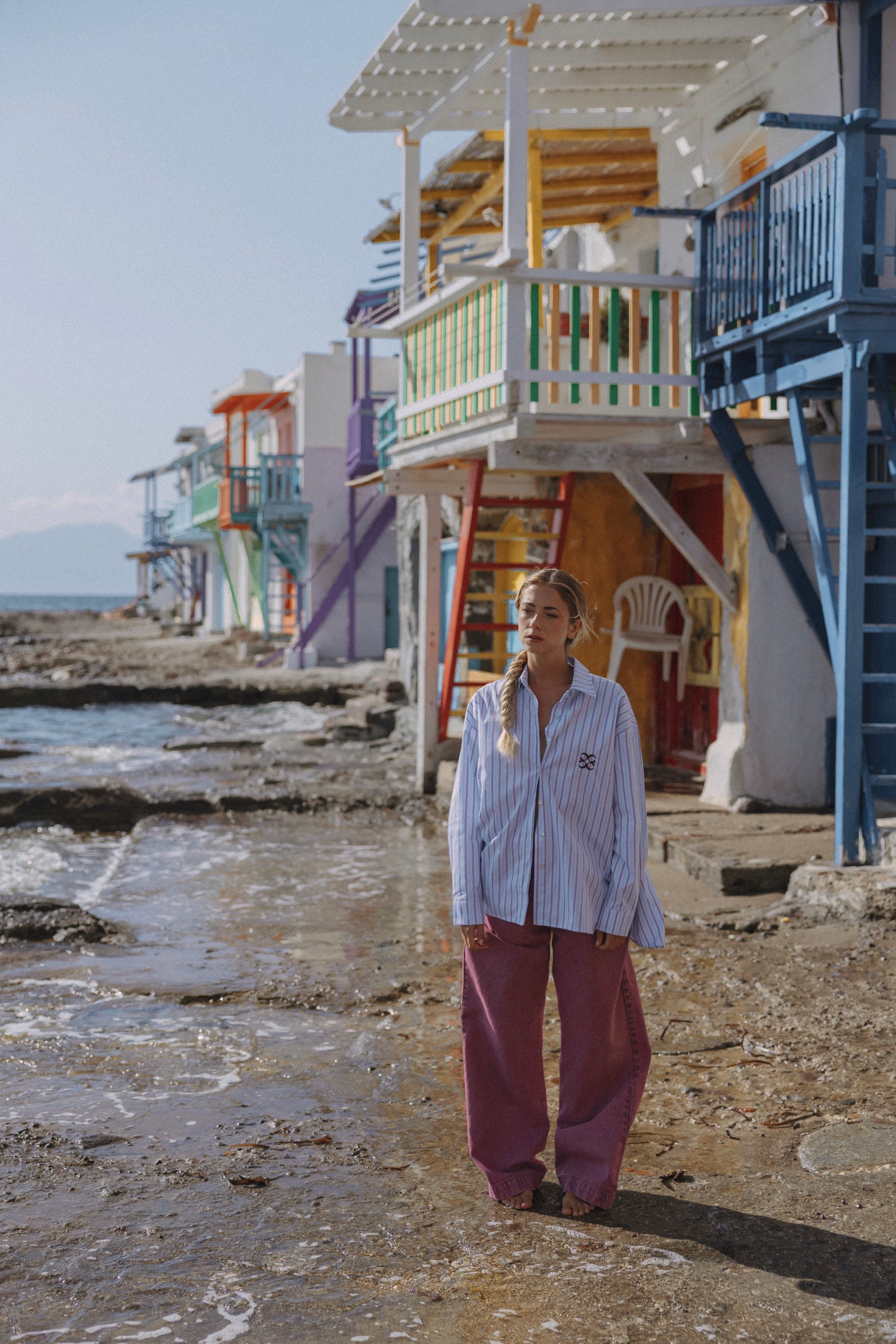 Moon Blouse Light Blue